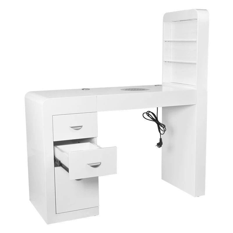 Behandlingsbord 310 vit vänster