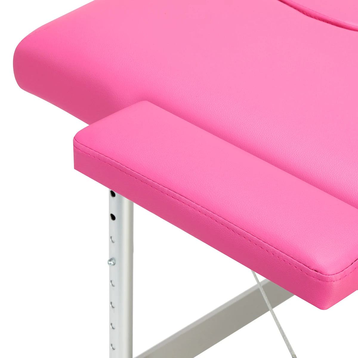 BALANCE aluminiumhopfällbar massagebänk 2-delad rosa