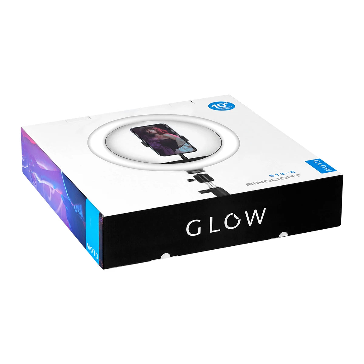 GLOW Ring LED lamp 10" BSC with tripod 10W