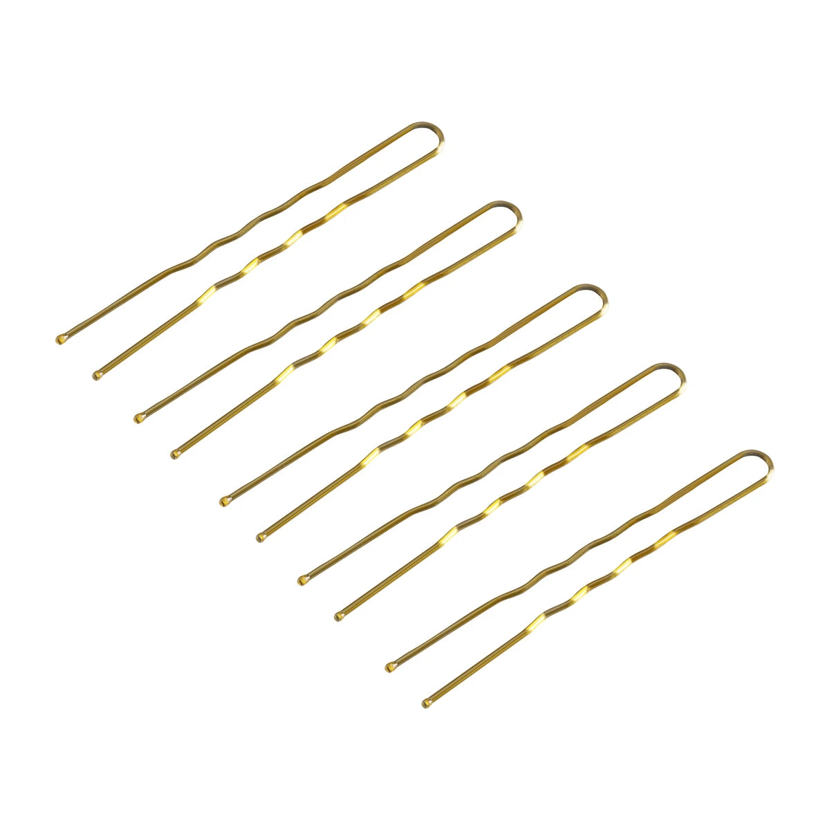 Hårrosetter 120 st. 5,6 cm guld