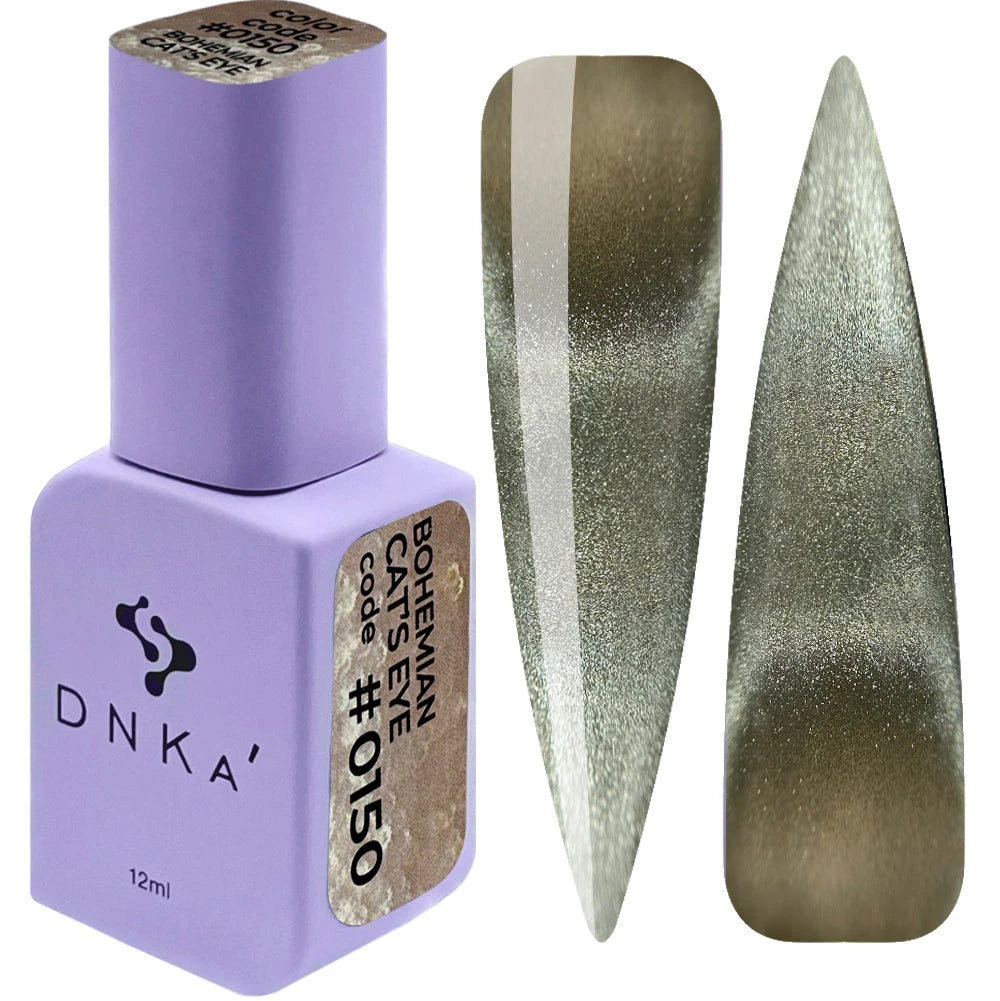 COLOR GEL POLISH CAT`S EYE "DNKa", 12 ml #0017 BOHEMIAN