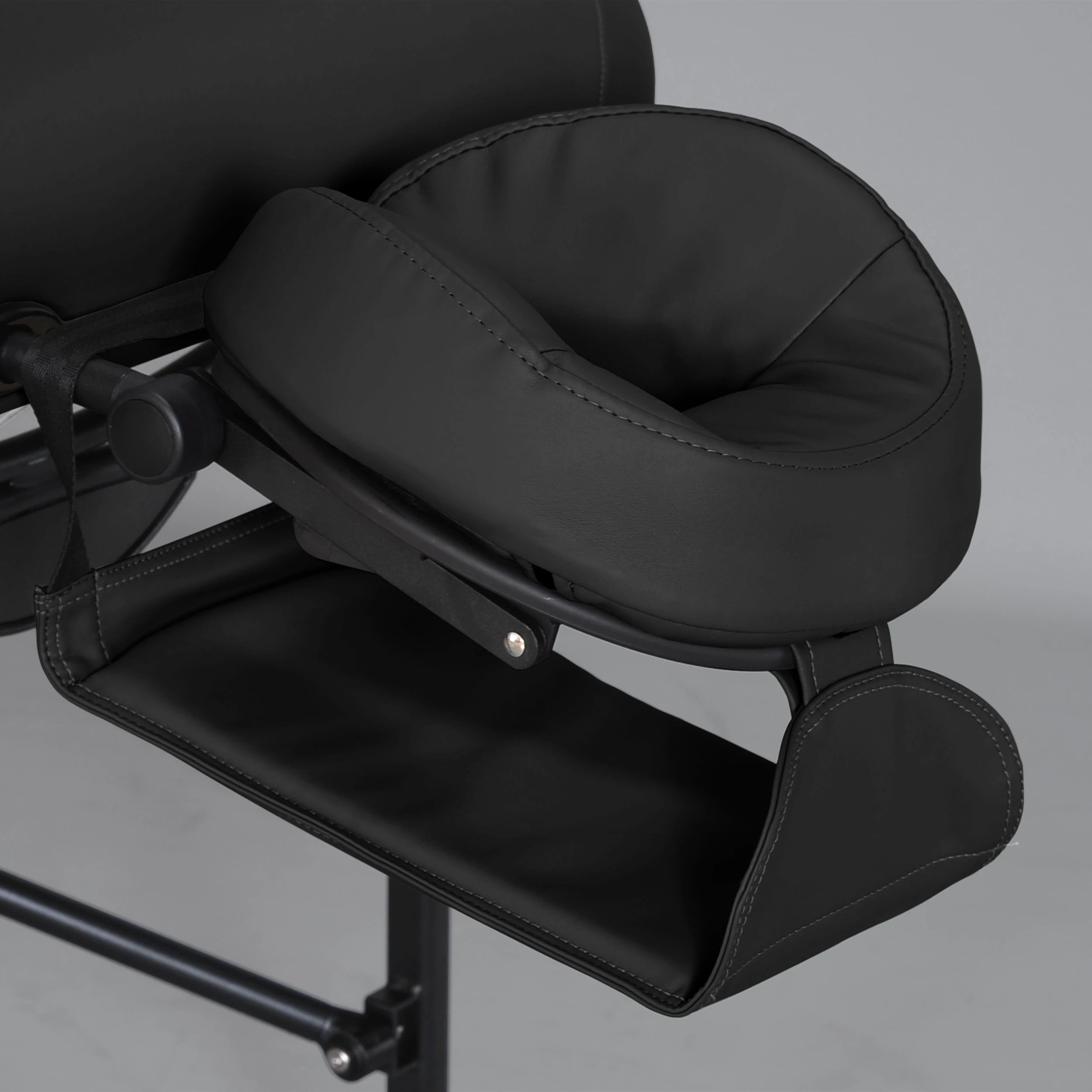 Bärbar massagebänk Smart Alu 70 Vinyl Flex K015 Svart