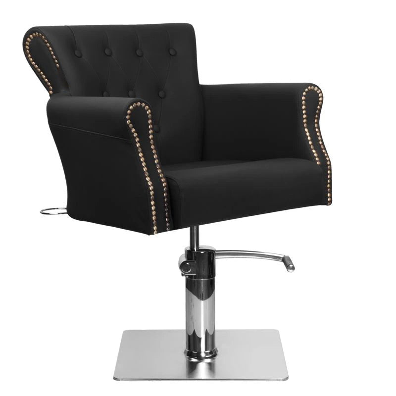Hair System BER 8541 frisörstol svart