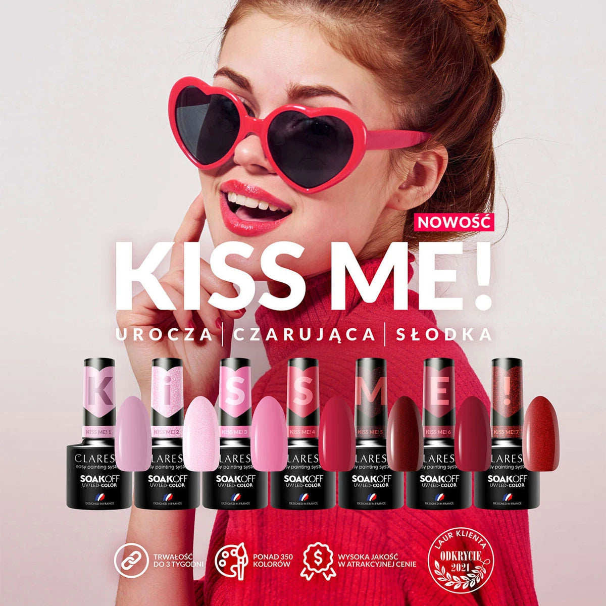CLARESA Gellack Kiss Me! 4, 5g