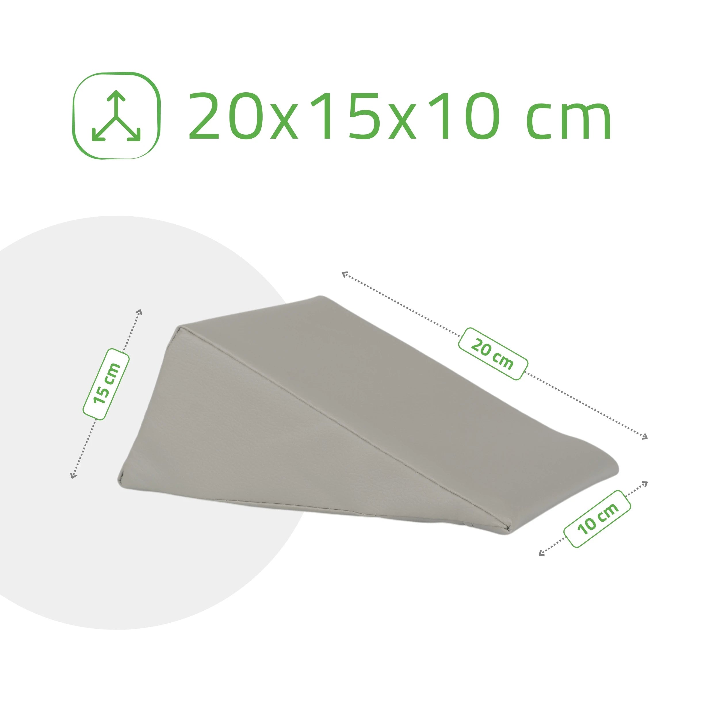 Kilformad massagebinda 20x15x10 K522 Grå