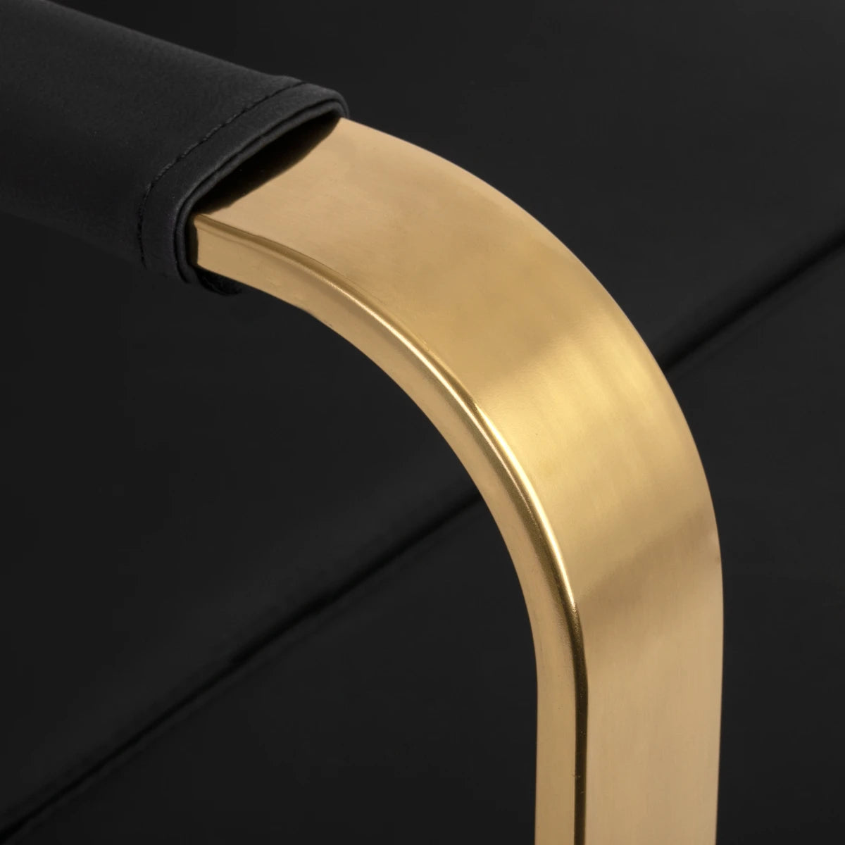 GABBIANO Porto Gold schamponeringsstol, svart