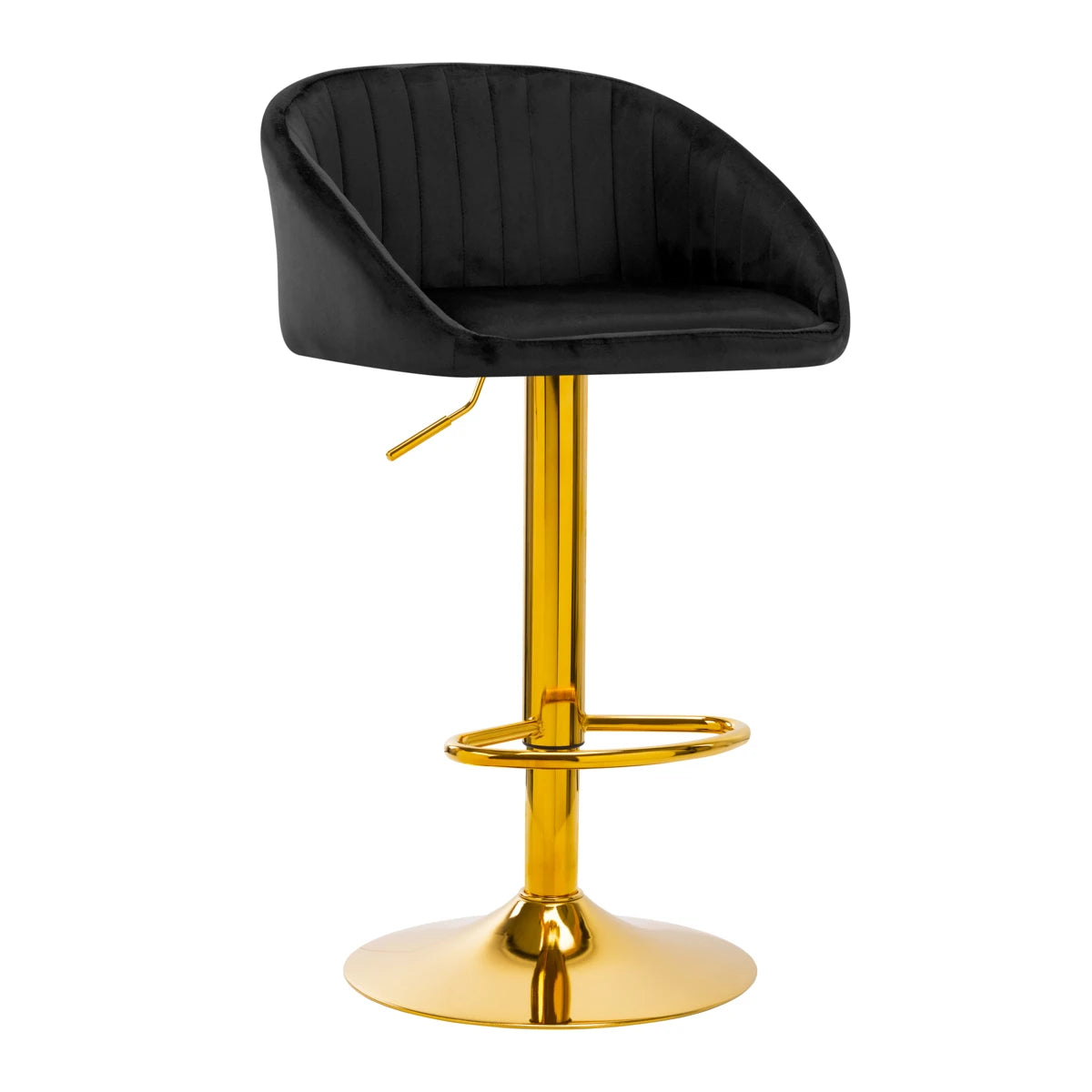 4RICO Barberarstol QS-B16G Velvet, Svart