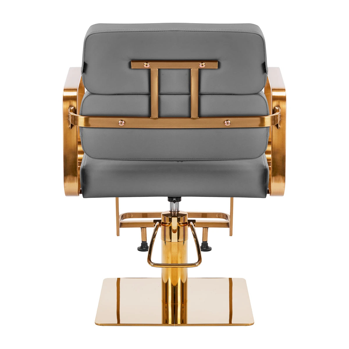 Hairdressing chair Gabbiano Porto golden-gray