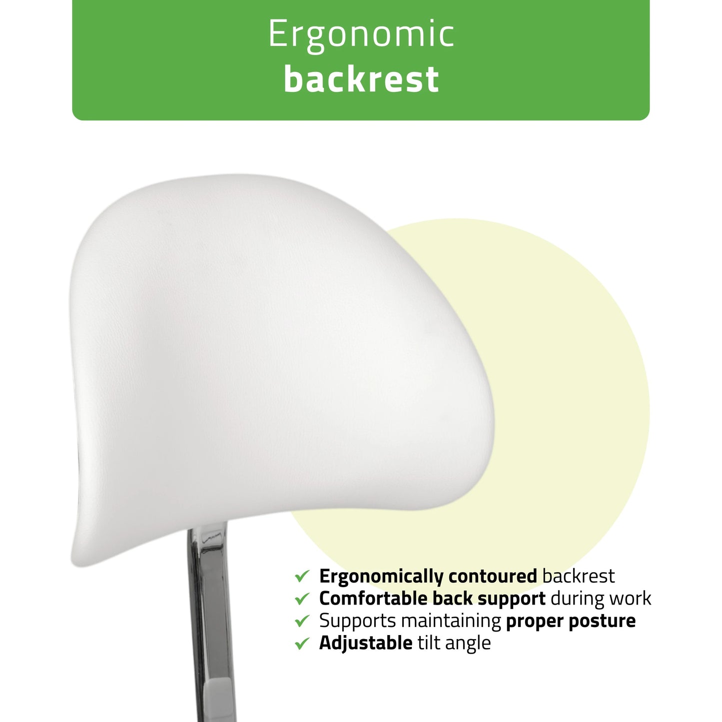 Stool Diana So Skin K401 White