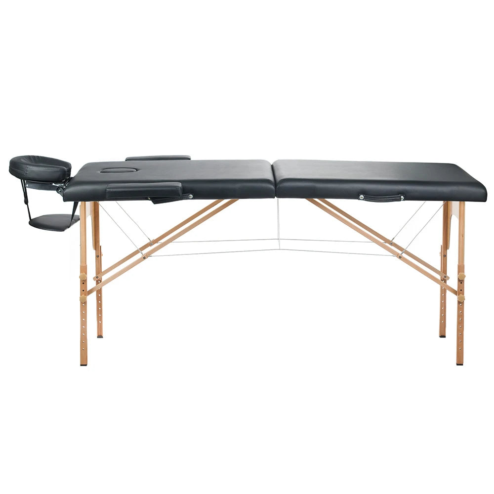 Hopfällbar massagebänk BeautySystem COMFORT 10, svart