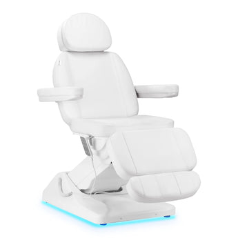 SILLON Elektrisk behandlingsbänk LUXury, 3 motorer, vit