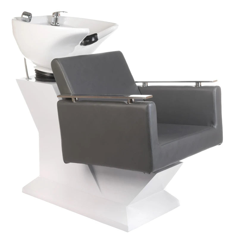 MILO BH-8025 schamponeringsstol, grå
