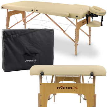 Bärbar massagebänk Sofia Light Comfy Base K533 Beige