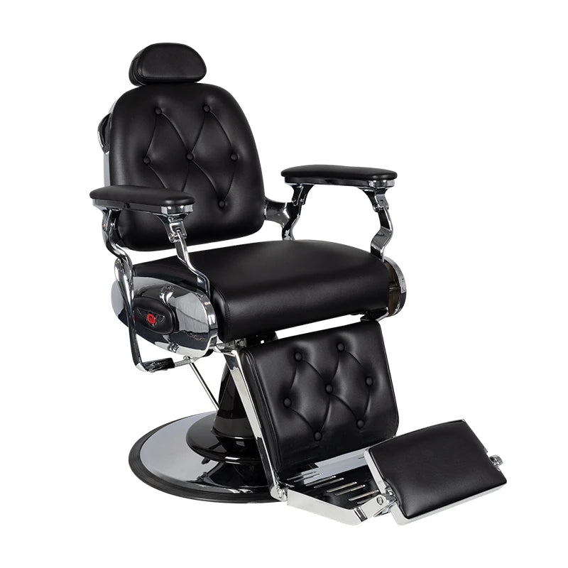 Barber Chair Gabbiano Black Pietro