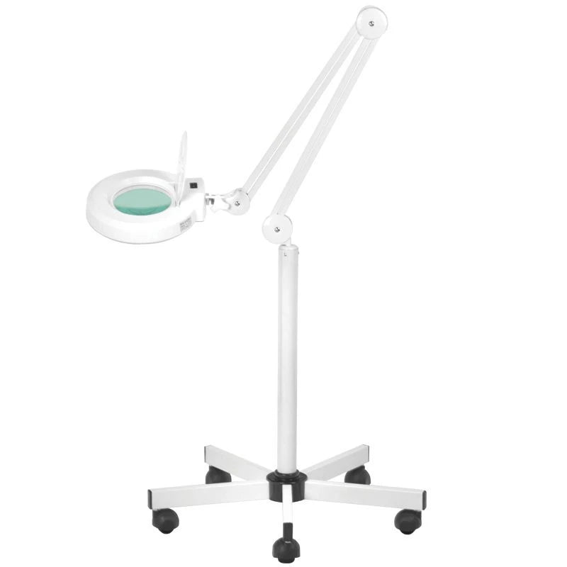 Barberarstol 210 + LED-förstoringslamp S5 + pall 302