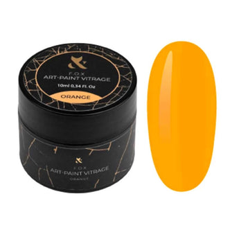 F.O.X Gel Paint Vitrage Orange, 10 ml