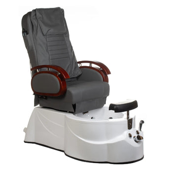 Fotvårdsstol med massage BR-3820D, grå