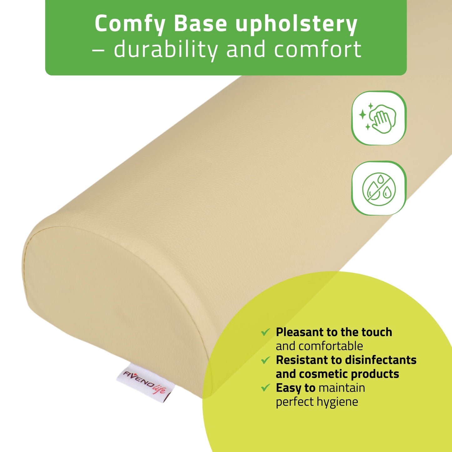 Semi Round Bolster 60x15x10 - K533 Beige