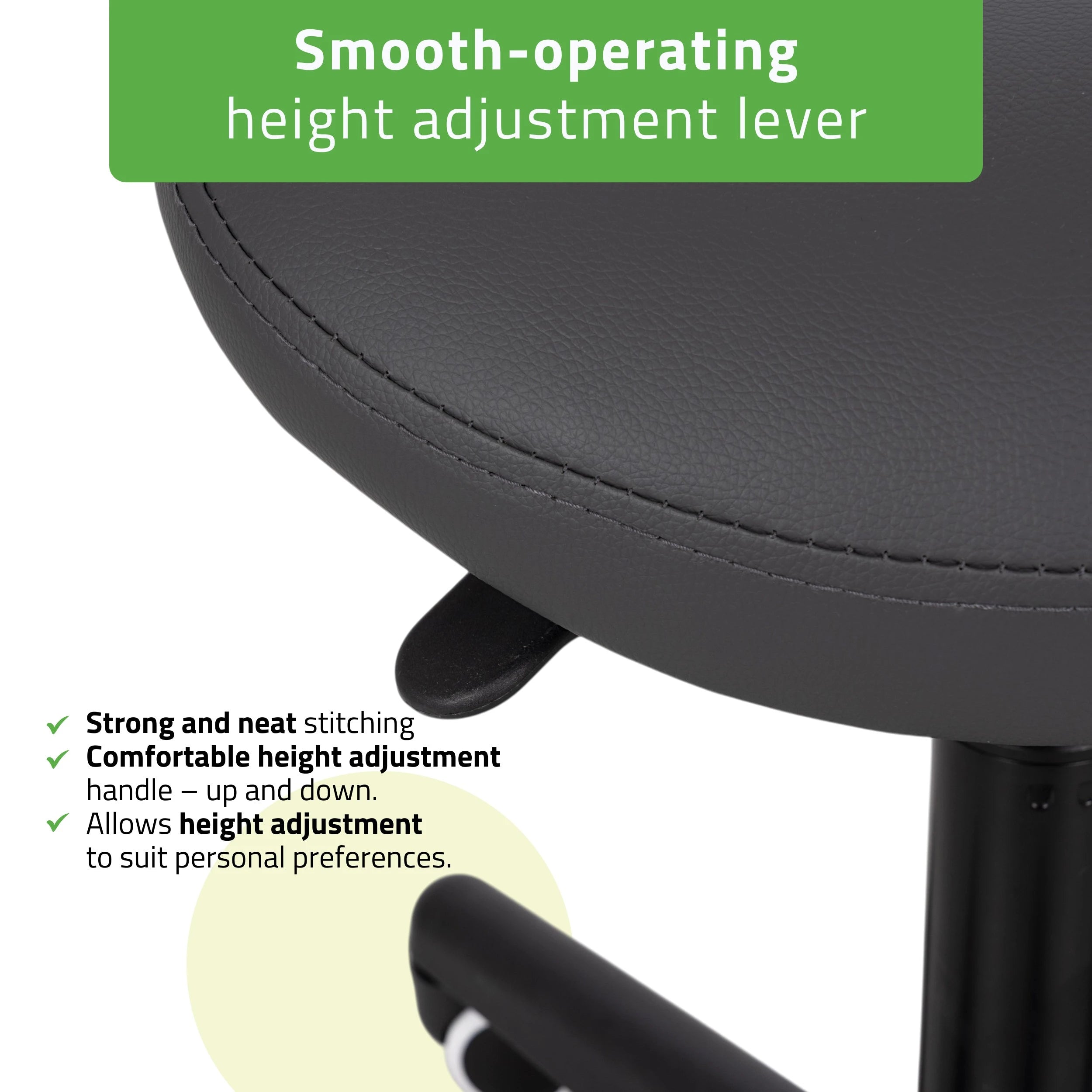 Saddle stool LUMO, Comfy Base k521 grå