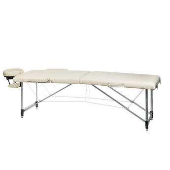 Hopfällbar massagebänk BeautySystem COMFORT 11, creme