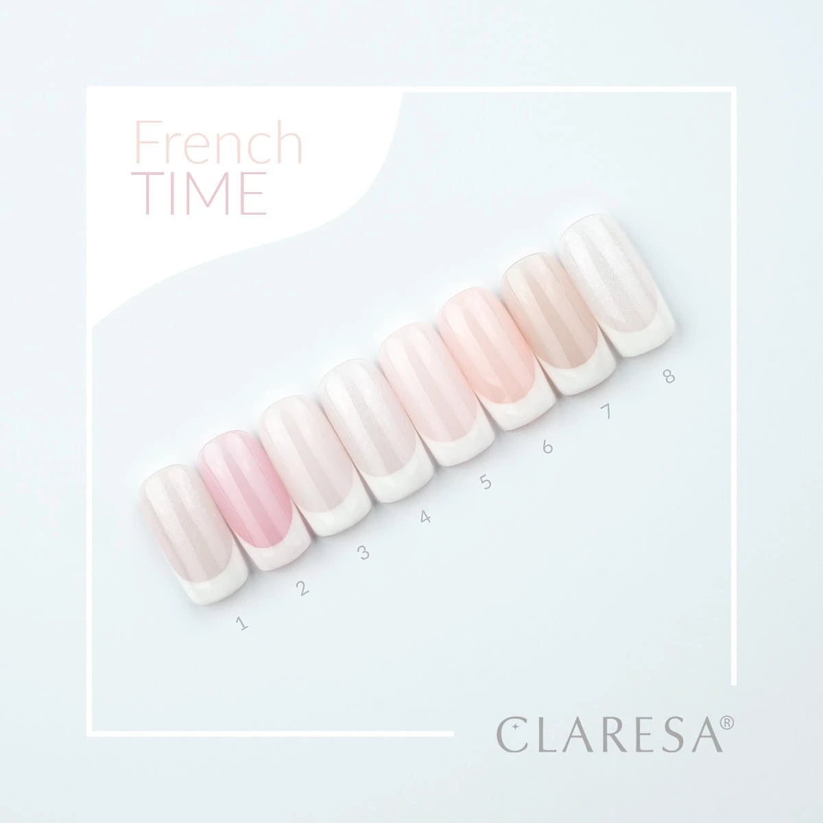 CLARESA Gel polish French Time 4, 5g