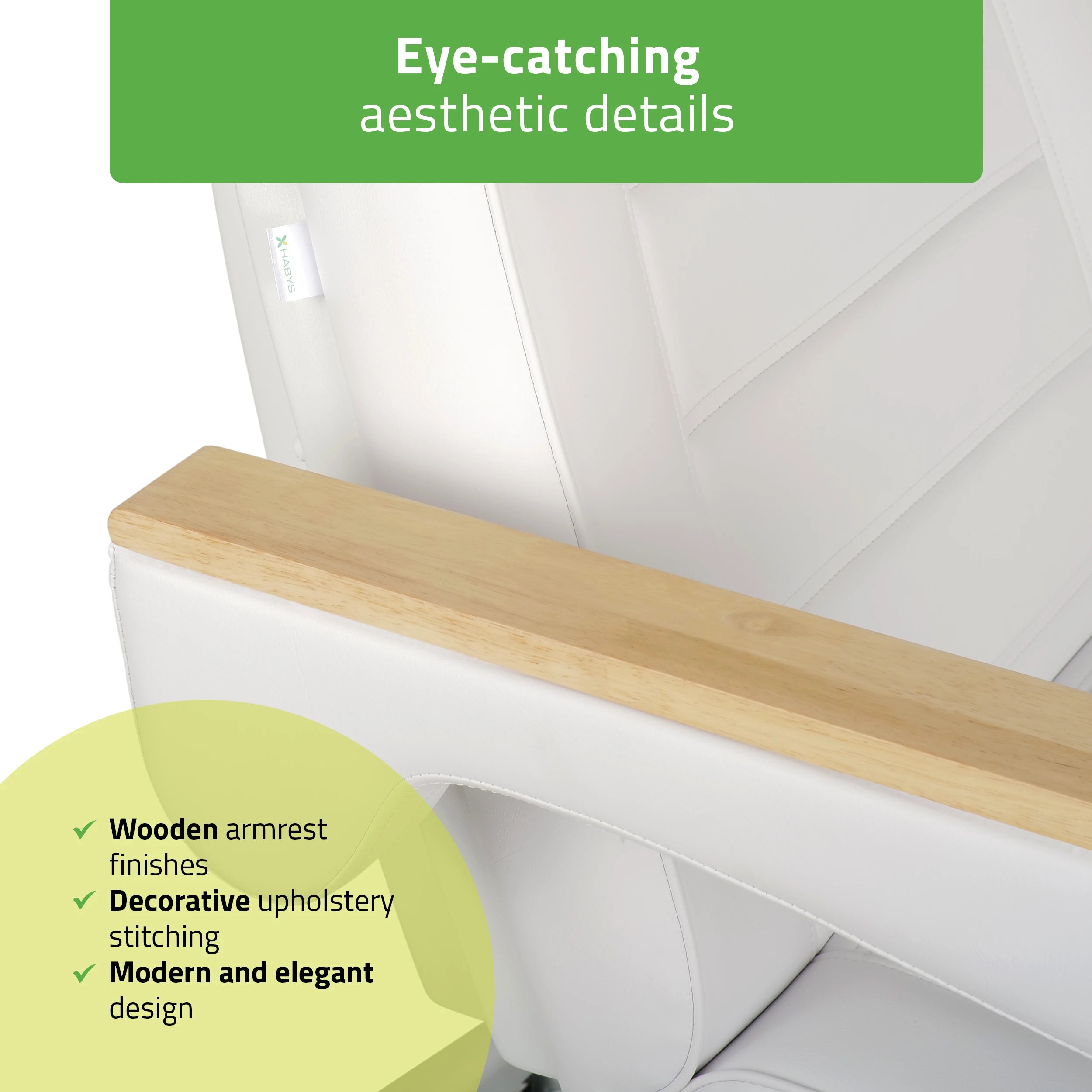 Leo PRO 4 Comfy Base k501 elektrisk behandlingsstol, vit