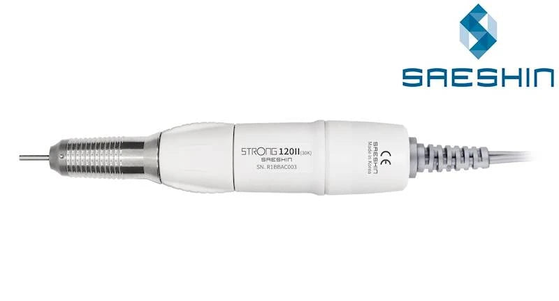 Saeshin Strong 120ii Electric Nail Drill Handpiece (White)