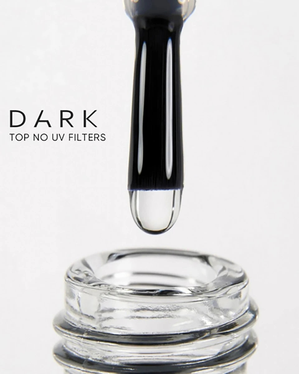 DARK by Rior Top No UV Filters, 6 ml, Gloss