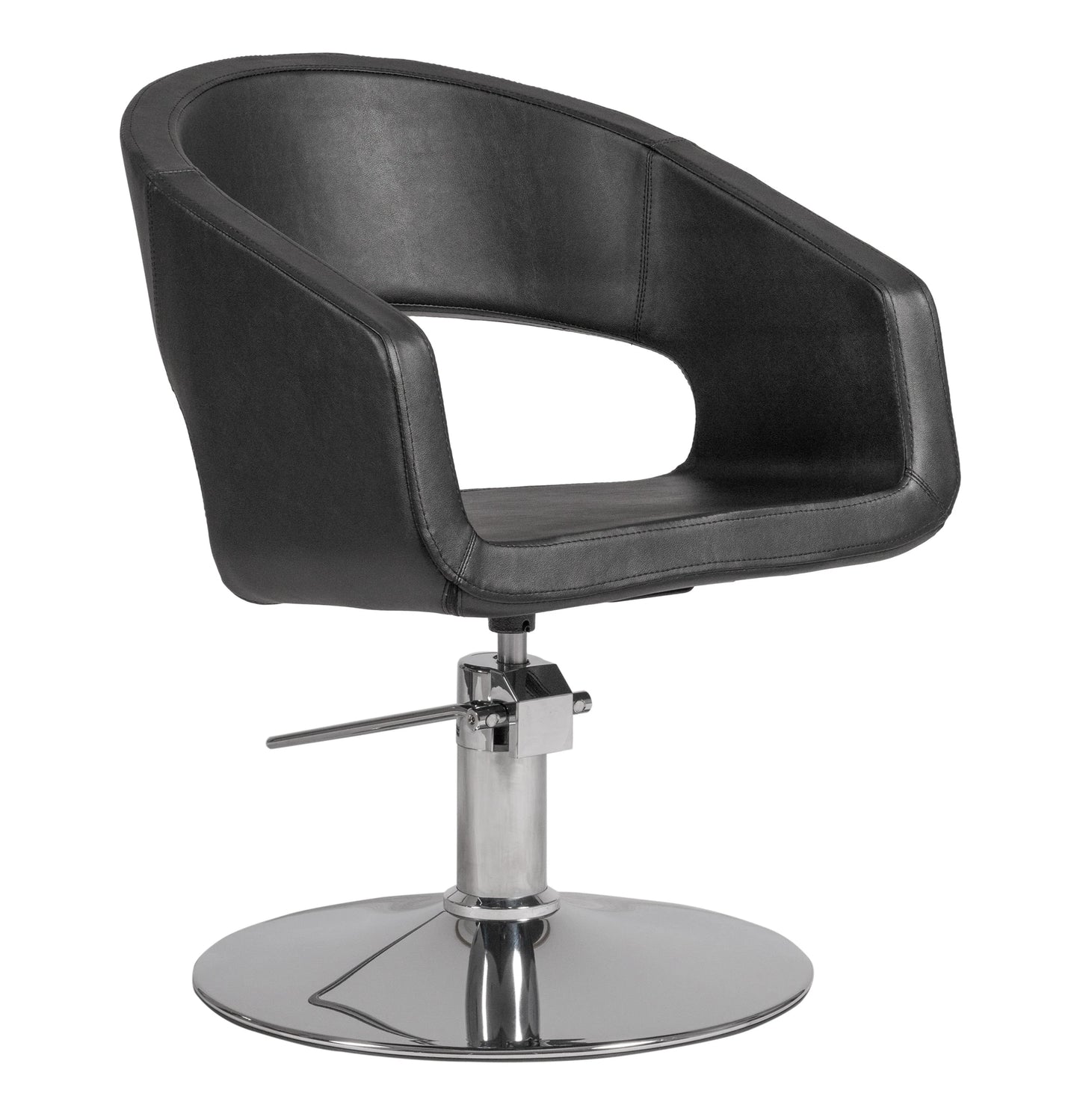 Weelko BOHO Barberarstol med svart rund bas