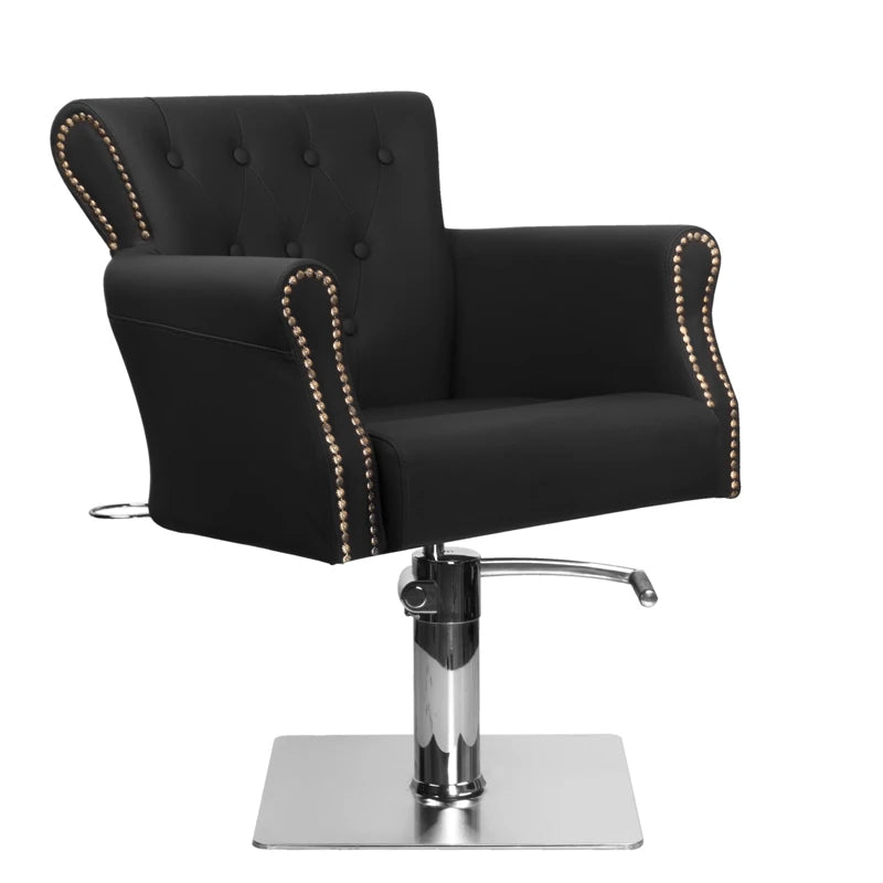 Hair System BER 8541 frisörstol svart