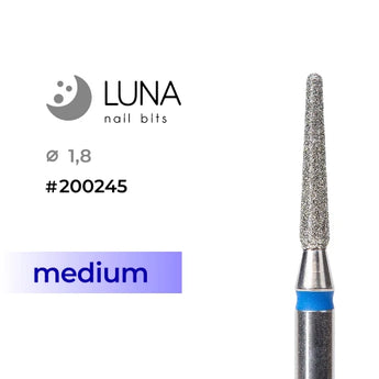 Luna Bits Diamantborr Rounded Kon, 1,8-10, Blå, Medium