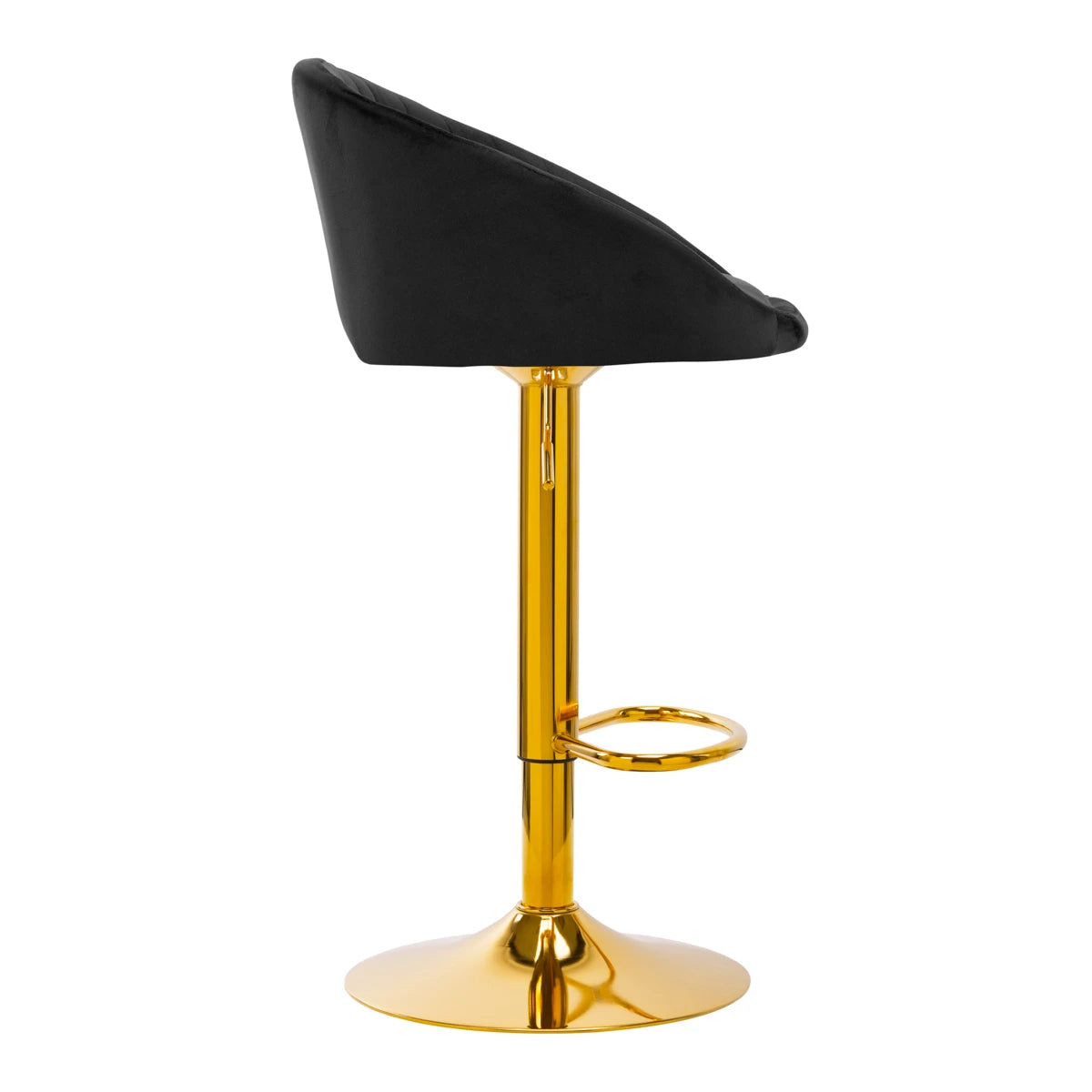 4RICO Barberarstol QS-B16G Velvet, Svart