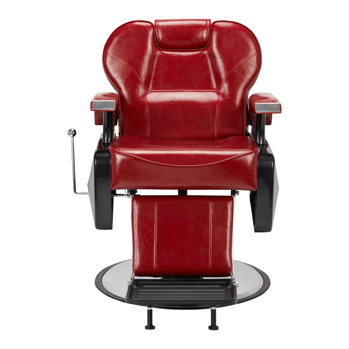 HAIR SYSTEM New York barberarstol röd