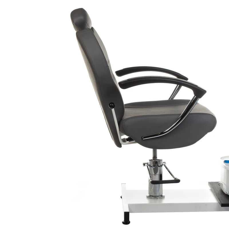 Pedicure Chair with foot massager, BR-2301, gray