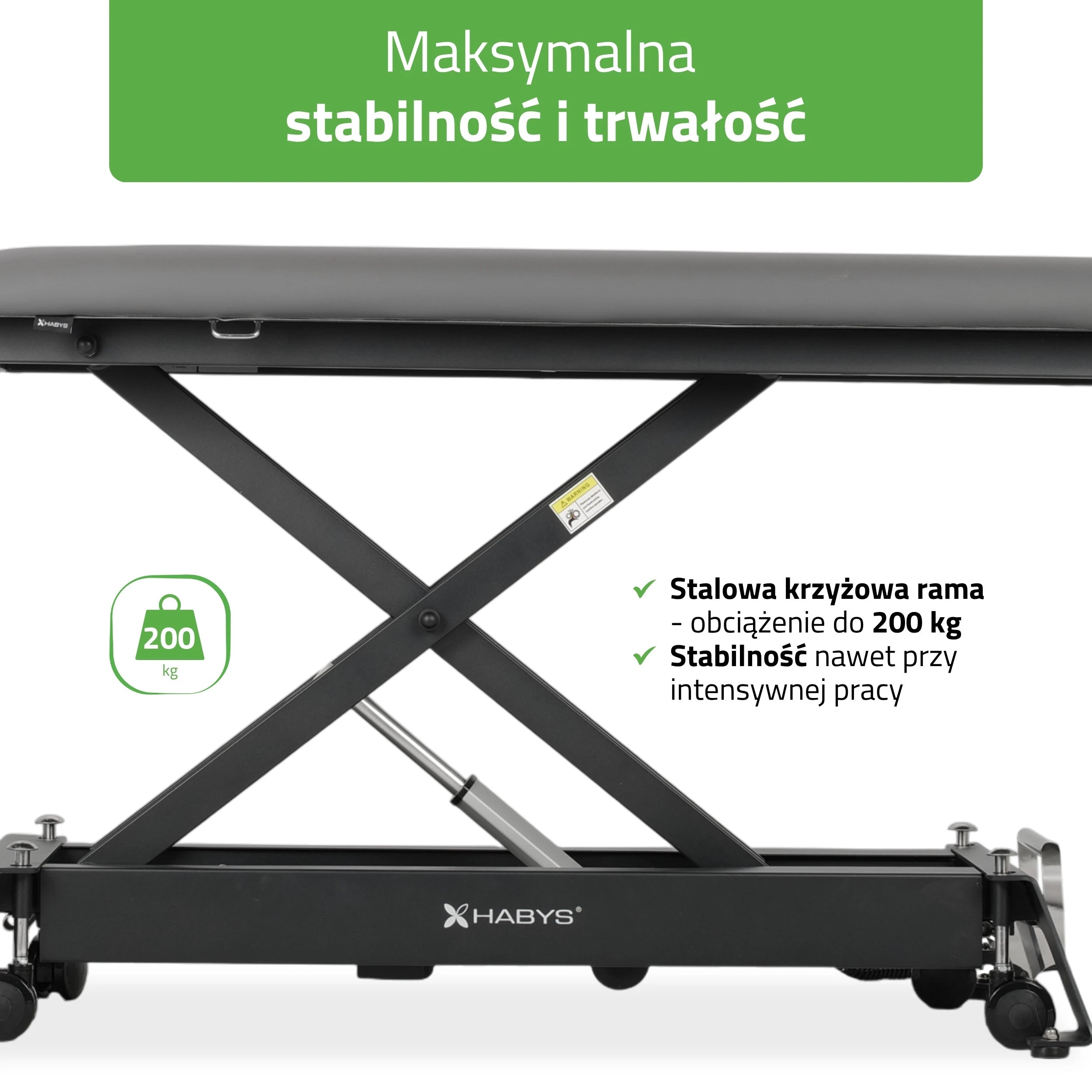 Evero Cross X4 ERGO therapy table, electric height adjustment with hand remote control, ERGO cushion, Touch Core k322 gray