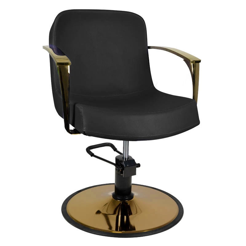 Hairdressing chair Gabbiano Bologna golden black