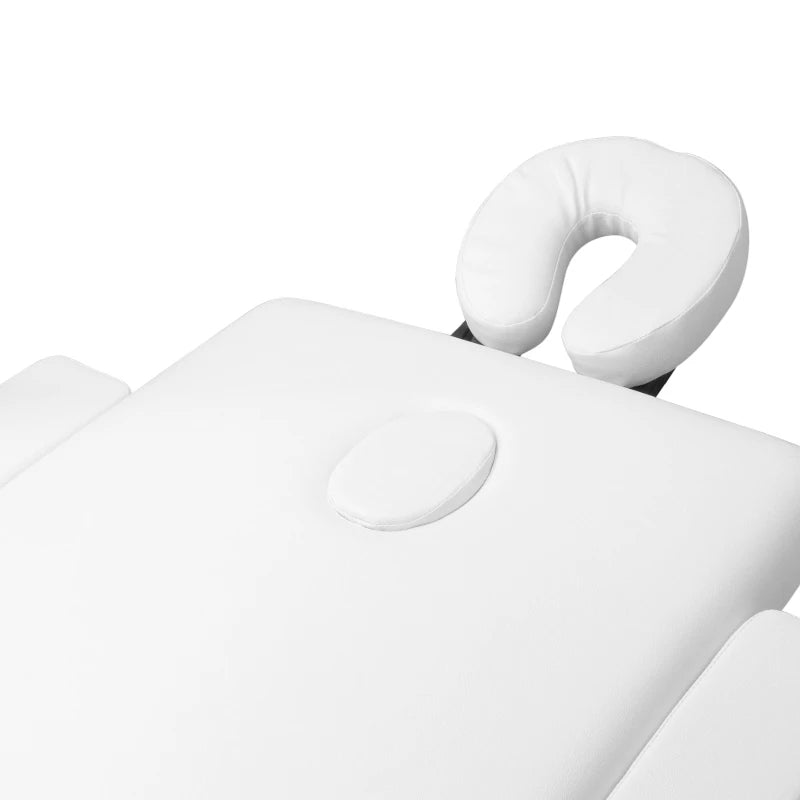 ACTIVFIZJO Bärbar massagebänk 3-delad aluminium, vit