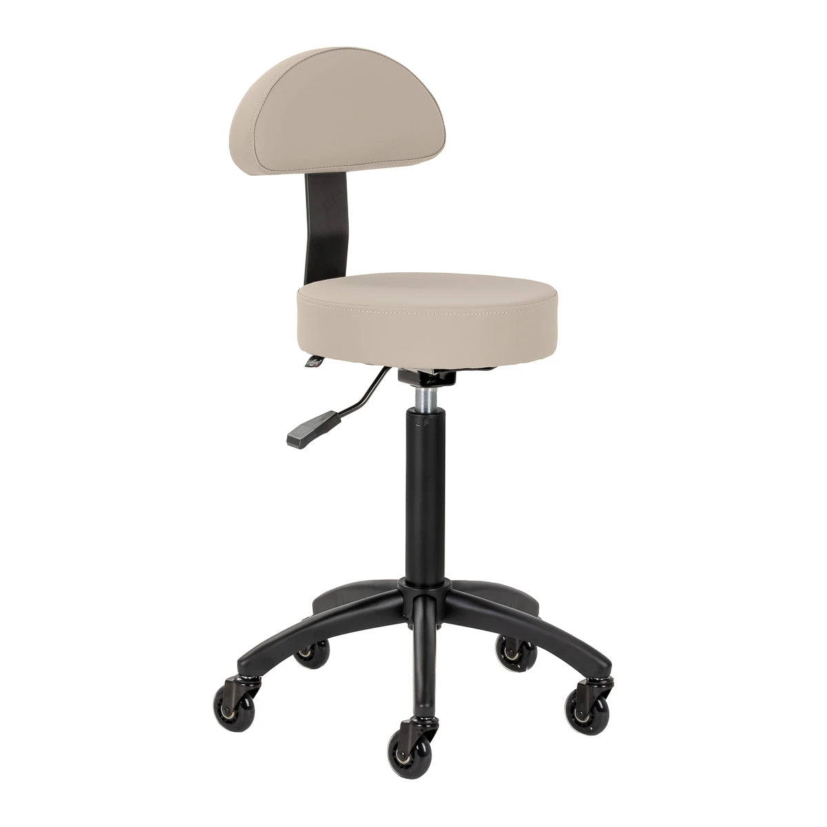 Gabbiano frisörstol D026, grå-beige